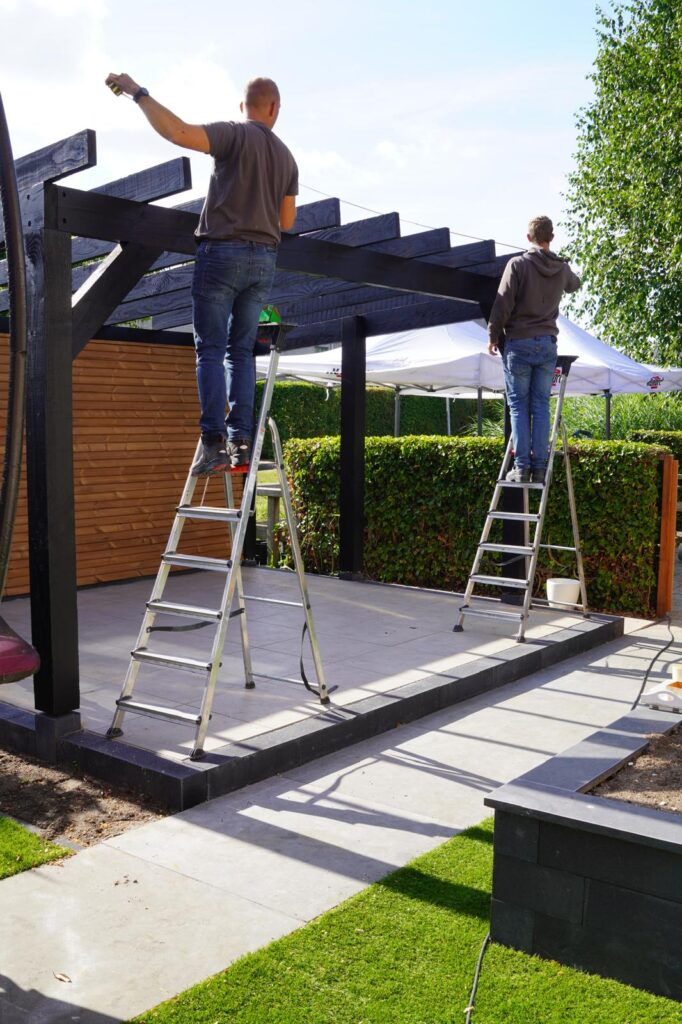 Tuin houtbouw Hoeksche Waard